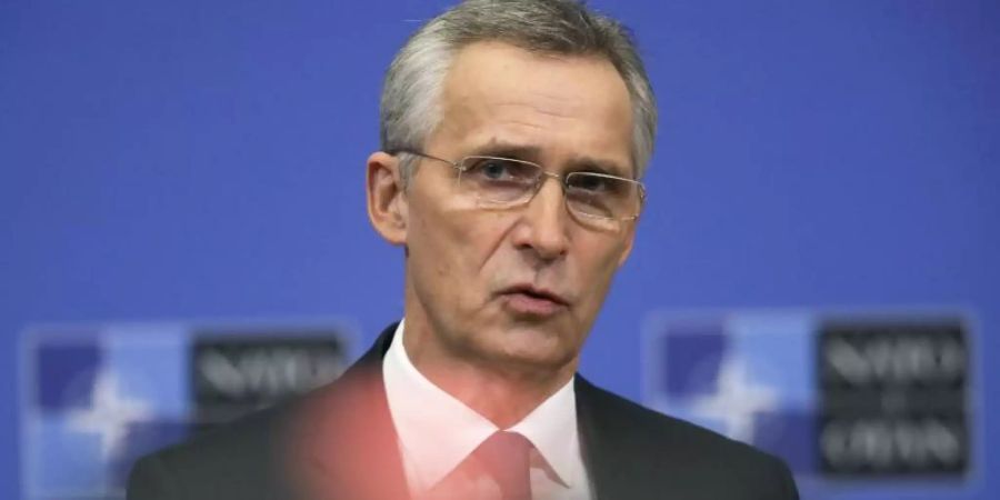 Nato-Generalsekretär Jens Stoltenberg zeigt sich nach ersten Reformgesprächen zufrieden. Foto: Olivier Hoslet/Pool EPA/AP/dpa
