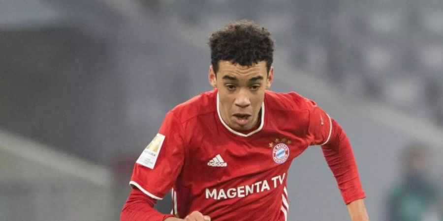 Steht beim FC Bayern München vor der Vertragsverlängerung: Jamal Musiala. Foto: Matthias Balk/dpa
