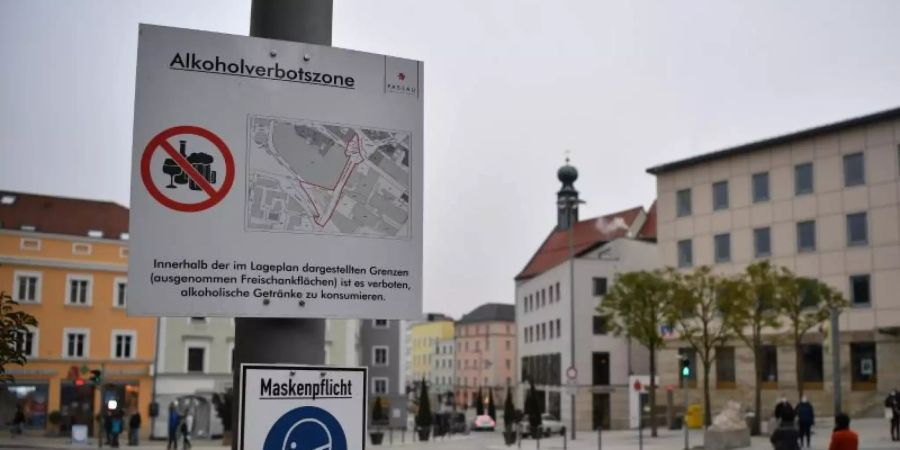 In Passau gelten wegen der hohen Corona-Zahlen strenge Ausgangsbeschränkungen. Foto: Lino Mirgeler/dpa