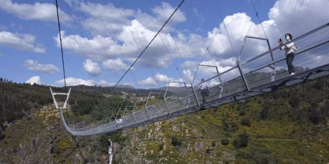 Hängebrücke Portugal Tschechien