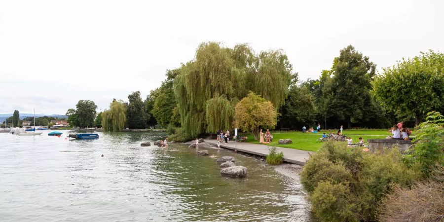 Die Gemeinde Kilchberg (ZH) am Zürichsee.