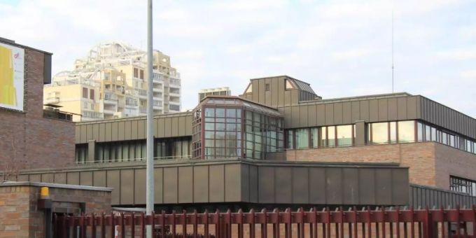 Die deutsche Botschaft in Moskau. tiergarten