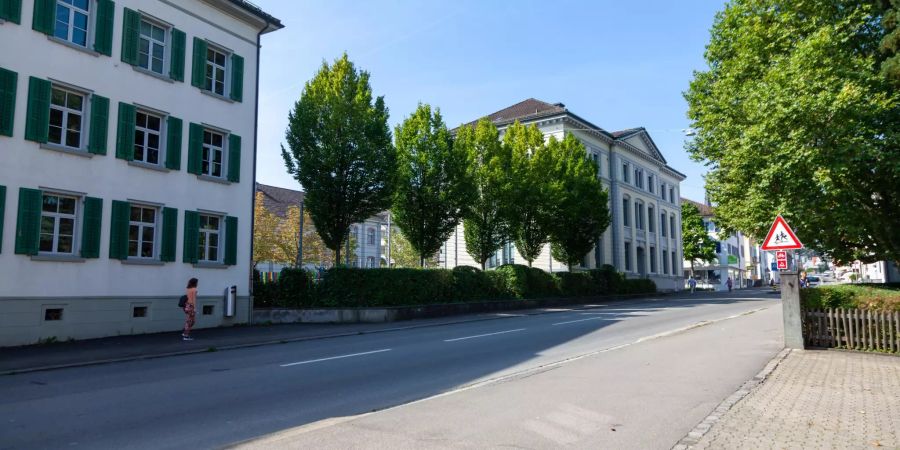 Das Primar- und Oberstufenschulhaus Romanshorn.