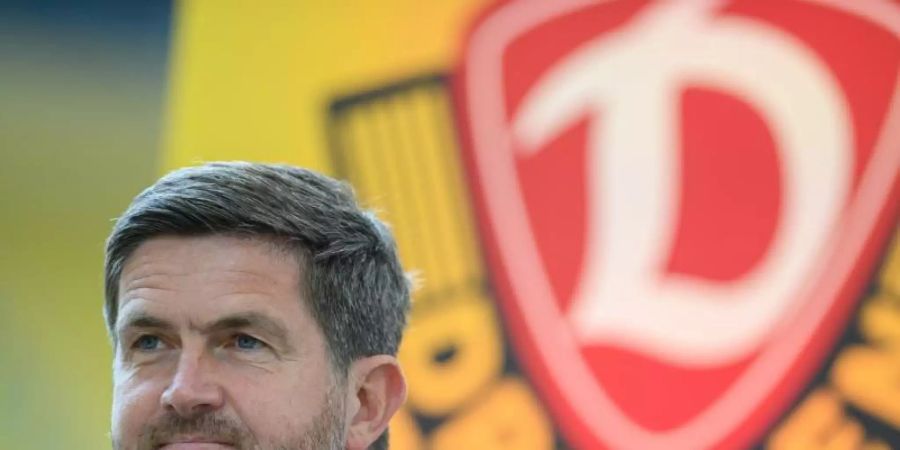 Ralf Becker, Sportgeschäftsführer der SG Dynamo Dresden. Foto: Robert Michael/dpa-Zentralbild/dpa