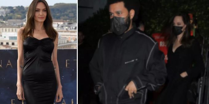 Bandelt Angelina Jolie mit dem Rapper The Weeknd an? Angelina Jolie