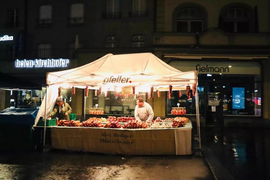 Erste Eindrücke vom Zibelemärit in Bern.