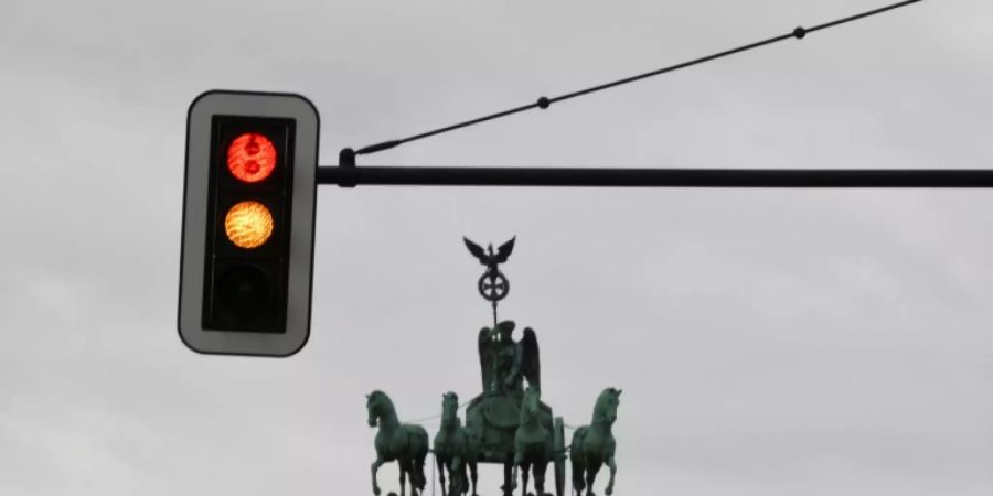 Ampel in Berlin