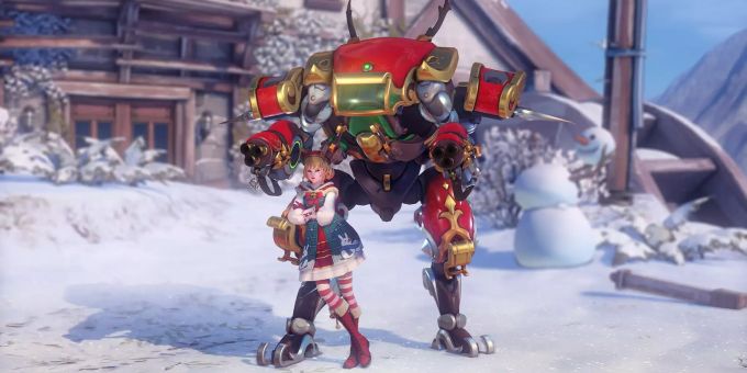 Diesen neuen D.Va-Skin konnte man schon im Overwatch Winterwunderland 2021 freischalten. Overwatch Skin