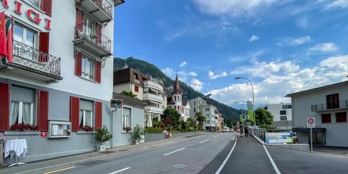 Dorfzentrum Vitznau. Dorfzentrum Vitznau.