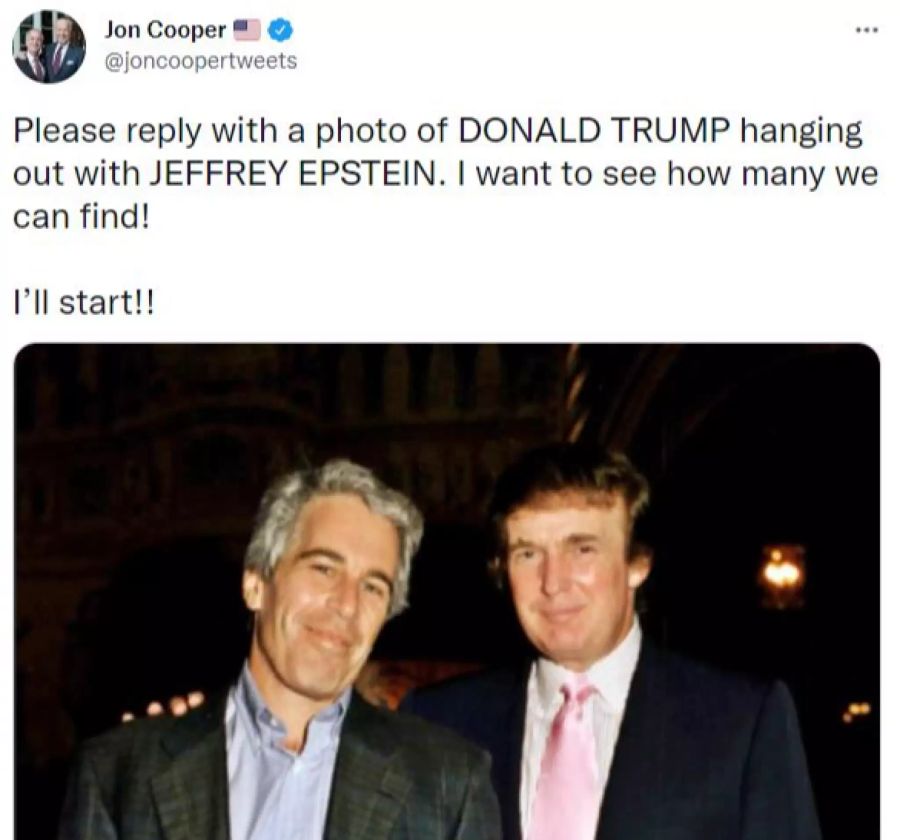 Trump und Epstein waren eng befreundet.