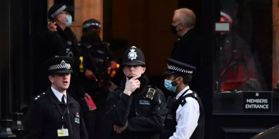 Festnahme im Westminster Palace