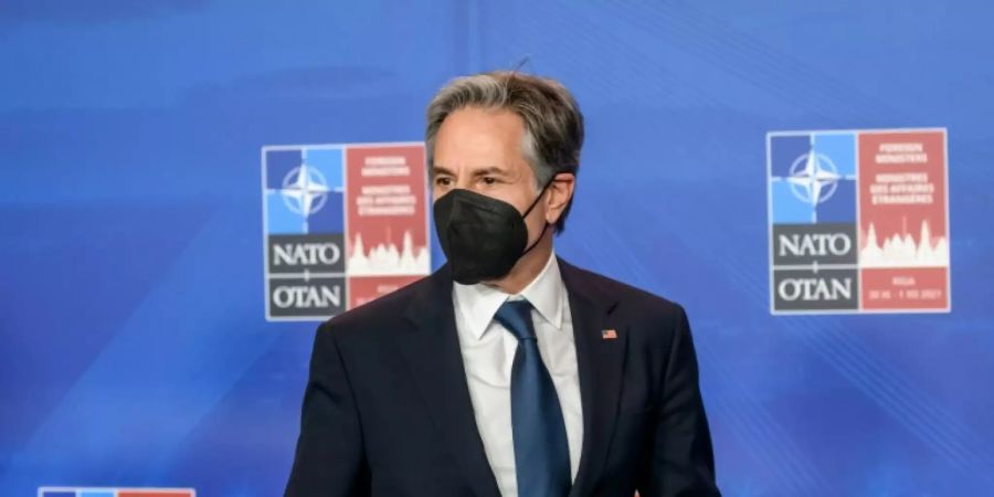 Blinken beim Nato-Treffen in Riga