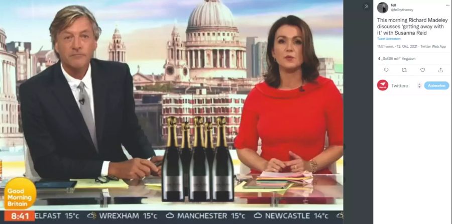 Richard Madeley und seine Co-Moderatorin Susanna Reid.