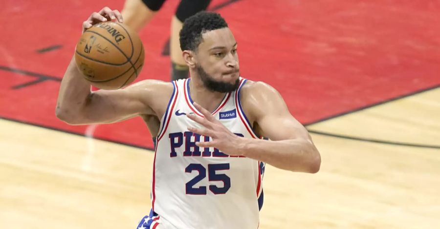Ein Bild aus besseren Zeiten: Simmons im Einsatz für die Philadelphia 76ers.