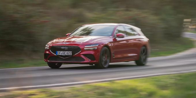 Der Genesis G70 Shooting Brake überzeugt nicht nur bei Design und Qualität, sondern auch in Fahrt Genesis G70 Shooting Brake