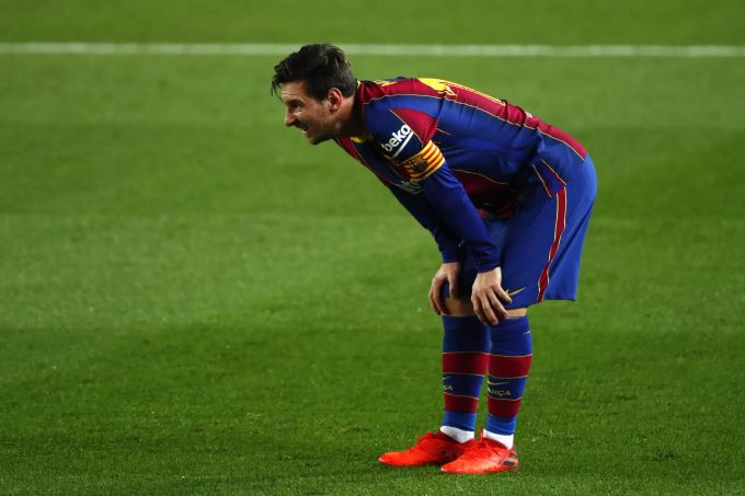Lionel Messi im Einsatz für den FC Barcelona. Lionel Messi FC Barcelona