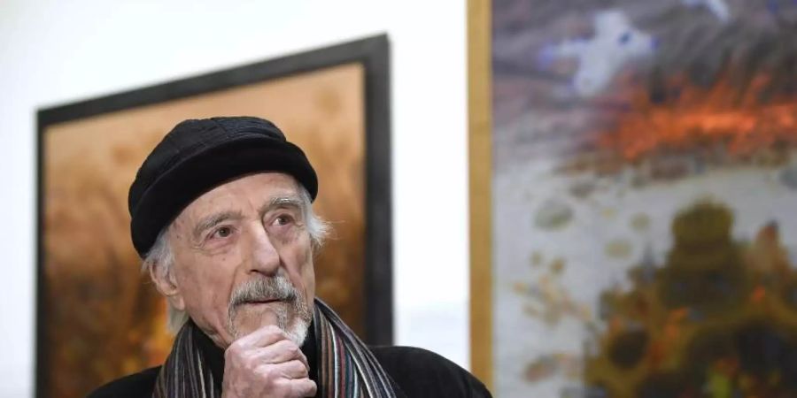 Der Künstler Arik Brauer ist im Alter von 92 Jahren gestorben. Foto: Robert Jaeger/APA/dpa