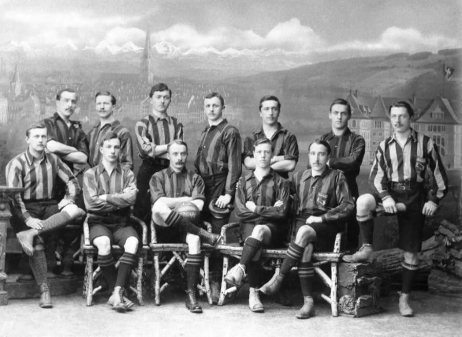 Die Young Boys in der Saison 1905/1906.