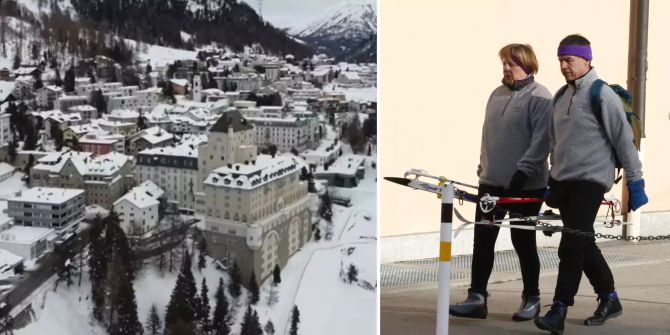 Angela Merkel Pontresina GR