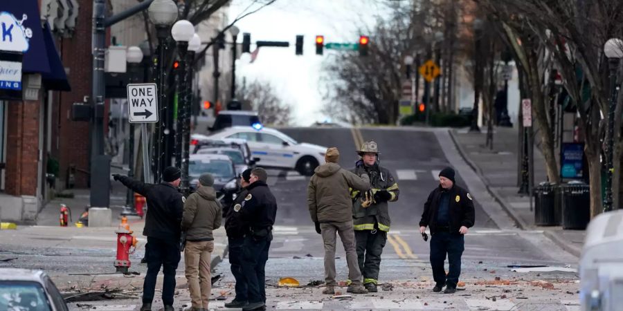 Explosion in der Innenstadt von Nashville