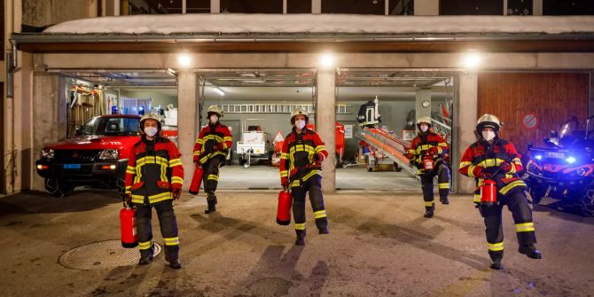 wengen feuerwehr jerusalema coronavirus