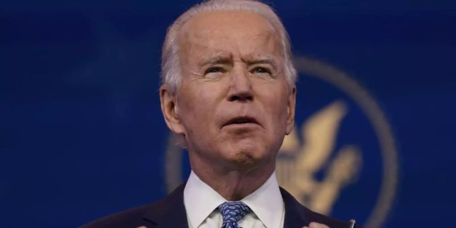 «Hier ist die einfache Wahrheit: Die dunkelsten Tage im Kampf gegen Covid liegen noch vor uns, nicht hinter uns», sagt Joe Biden. Foto: Carolyn Kaster/AP/dpa