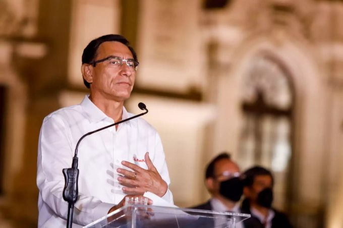 Martín Vizcarra übernahm 2018 das Präsidentenamt in Peru. Martín Vizcarra Peru Präsident