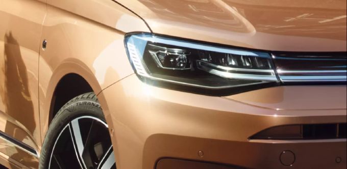 Mehr Sicht bei jedem Wetter dank neuem Leuchtenkonzept VW Caddy