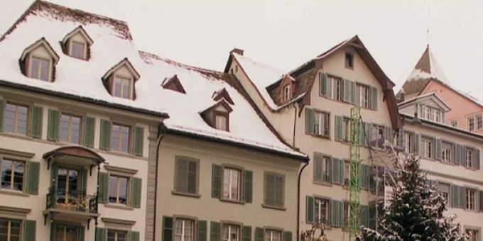 Häuser am Rathausplatz von Rapperswil. (Symbolbild) Rapperswil