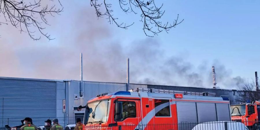 Bis zu 170 Feuerwehrleute waren bei dem Brand im Einsatz. Foto: Annette Riedl/dpa