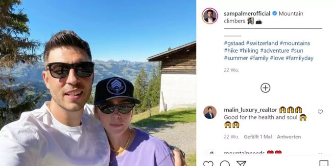 Petra Ecclestone und ihr Verlobter in Gstaad. palmer