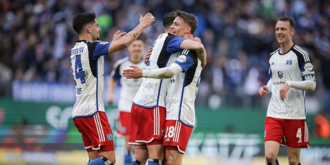 2. Bundesliga - HSV wieder auf Kurs: 3:0 gegen Wehen Wiesbaden
