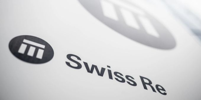 Das Logo der Swiss Re. swiss re