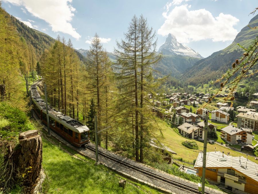 Ausflug Gornergrat Bahn Zermatt