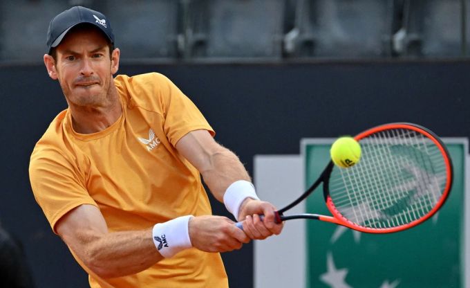 Andy Murray im Einsatz bei den French Open 2023. Andy Murray