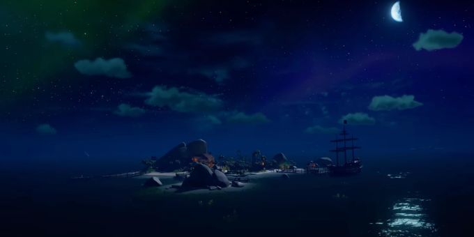 Szene aus dem Trailer zu Sea of Thieves. sea of thieves