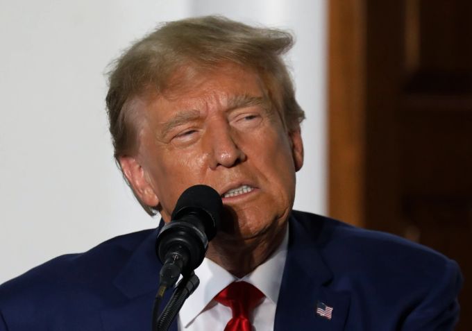 Trump speaks in New Jersey following arraignment in Florida.