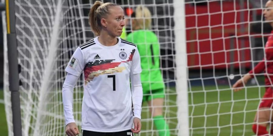 «Fussball-Nationalspielerin des Jahres»: FCB-Stümerin Lea Schüller. Foto: Swen Pförtner/dpa