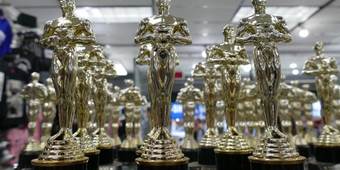 In einem Souvenirshop auf dem Hollywood Boulevard ist man bereit für die Oscar-Verleihung. In einem Souvenirshop auf dem Hollywood Boulevard ist man bereit für die Oscar-Verleihung.