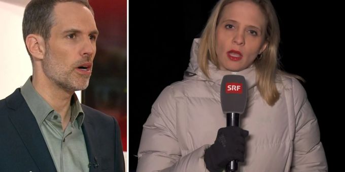 «Muss mich ausweisen» - SRF-Tschirky bricht Ukraine-Live-Schaltung ab