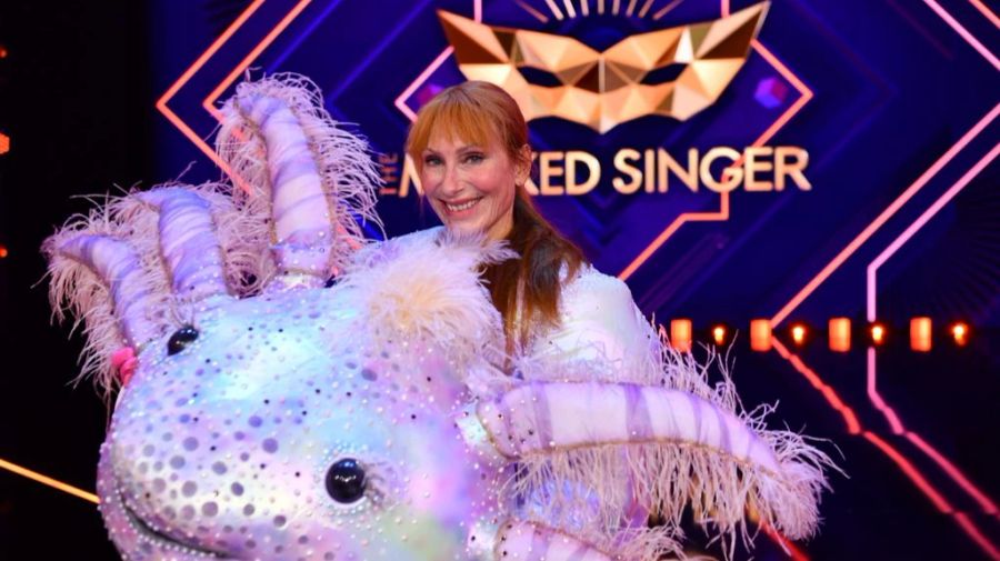 «The Masked Singer»: Andrea Sawatzki ist das Axolotl.