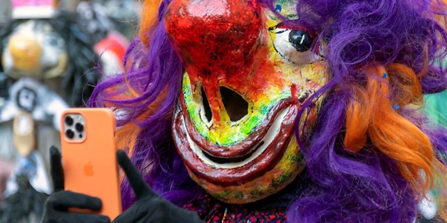 Die Kinderfasnacht fand bei schönem Wetter statt.