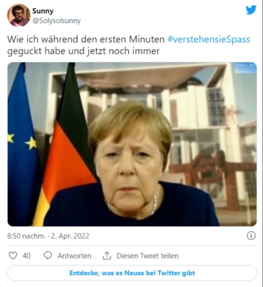 Die Zuschauer fanden die Tonpanne lustig.