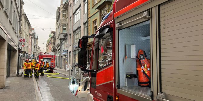 St. Gallen SG: Brand in Kaffeerösterei