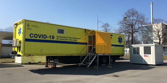 Neuer Impftruck Allmend Thun Impftruck Allmend Thun