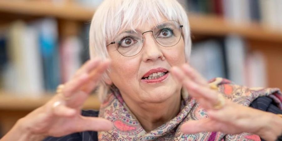 Claudia Roth (Bündnis 90/Die Grünen), Staatsministerin für Kultur und Medien. Foto: Michael Kappeler/dpa