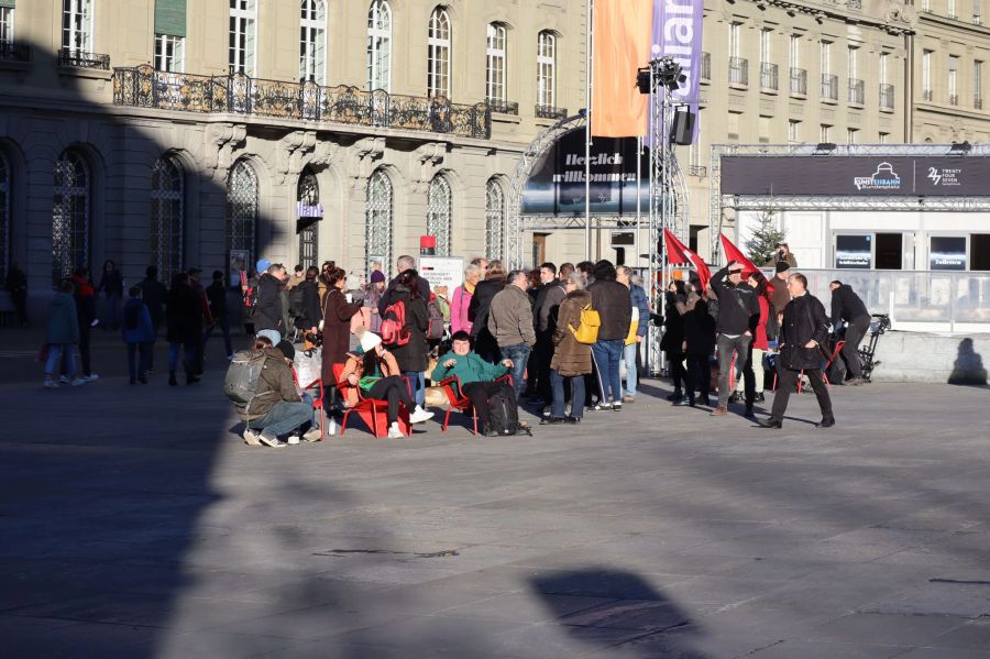 Von den angekündigten Trucks und Autos fehlte in Bern jede Spur.