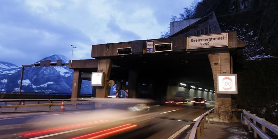 Das Tunnelportal des Seelisberg-Tunnels auf der Autobahn A2 in Beckenried NW. (Archivbild)