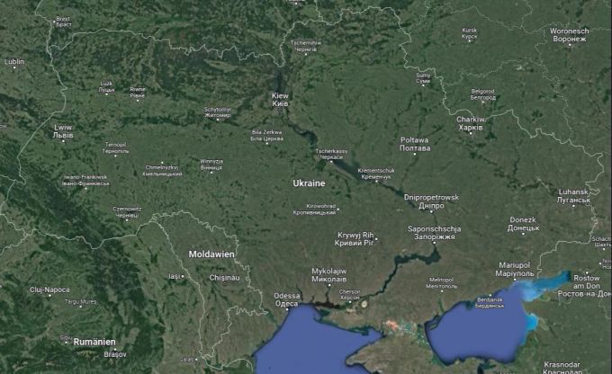 Cherson liegt im Süden der Ukraine. Ukraine Konflikt