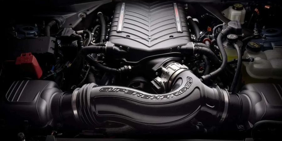 Aus 446 PS werden 821 PS: das Kompressor-Kit für den neuen Ford Mustang.